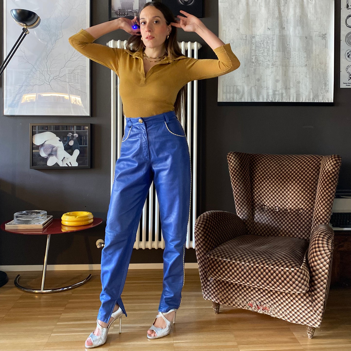 Pantaloni in pelle Byblos