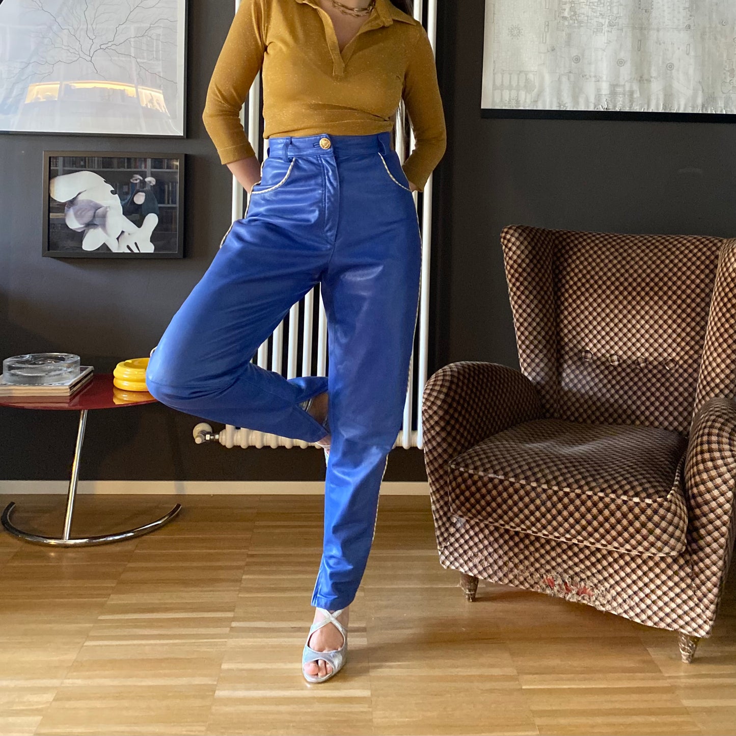 Pantaloni in pelle Byblos