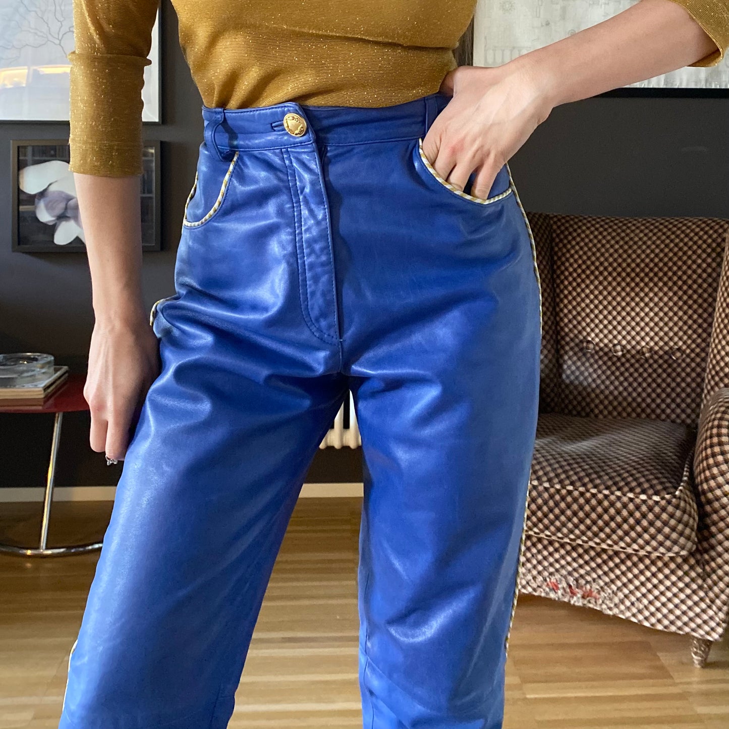 Pantaloni in pelle Byblos