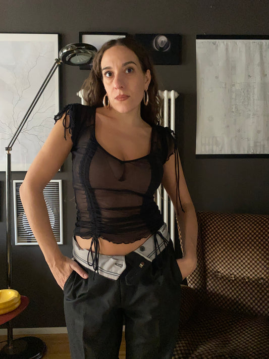 Maglia trasparente Sisley