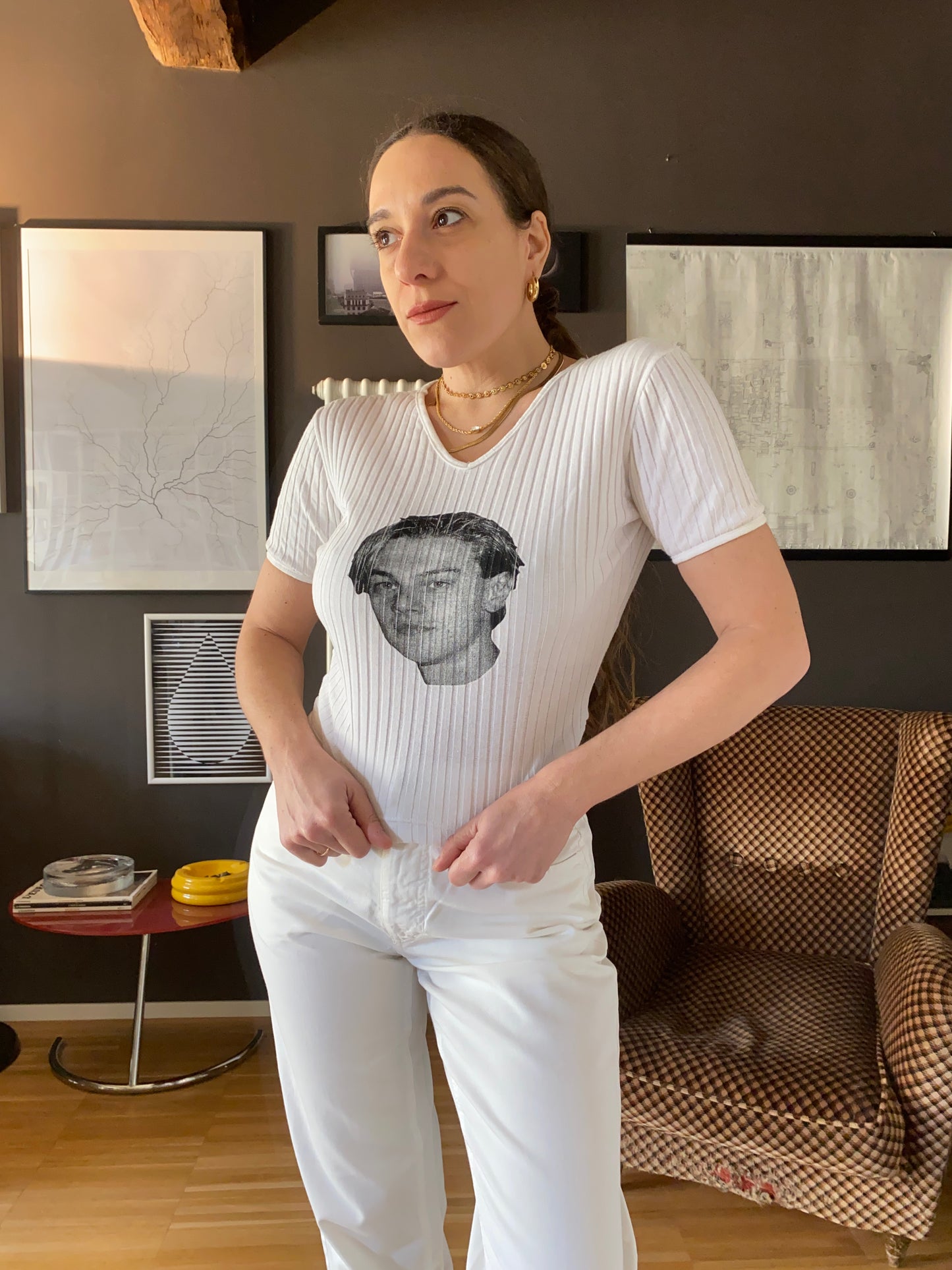 T-shirt Leonardo Di Caprio vintage