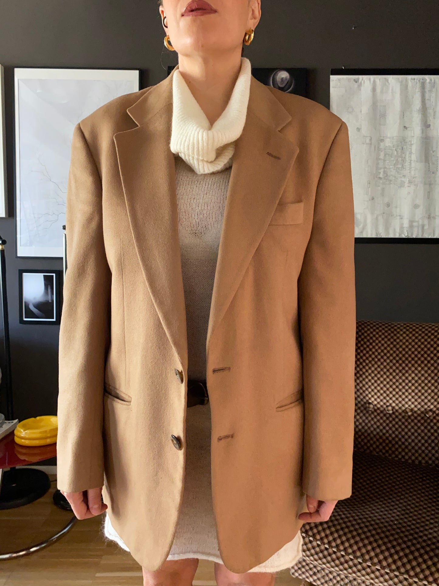 Blazer lana e cashmere