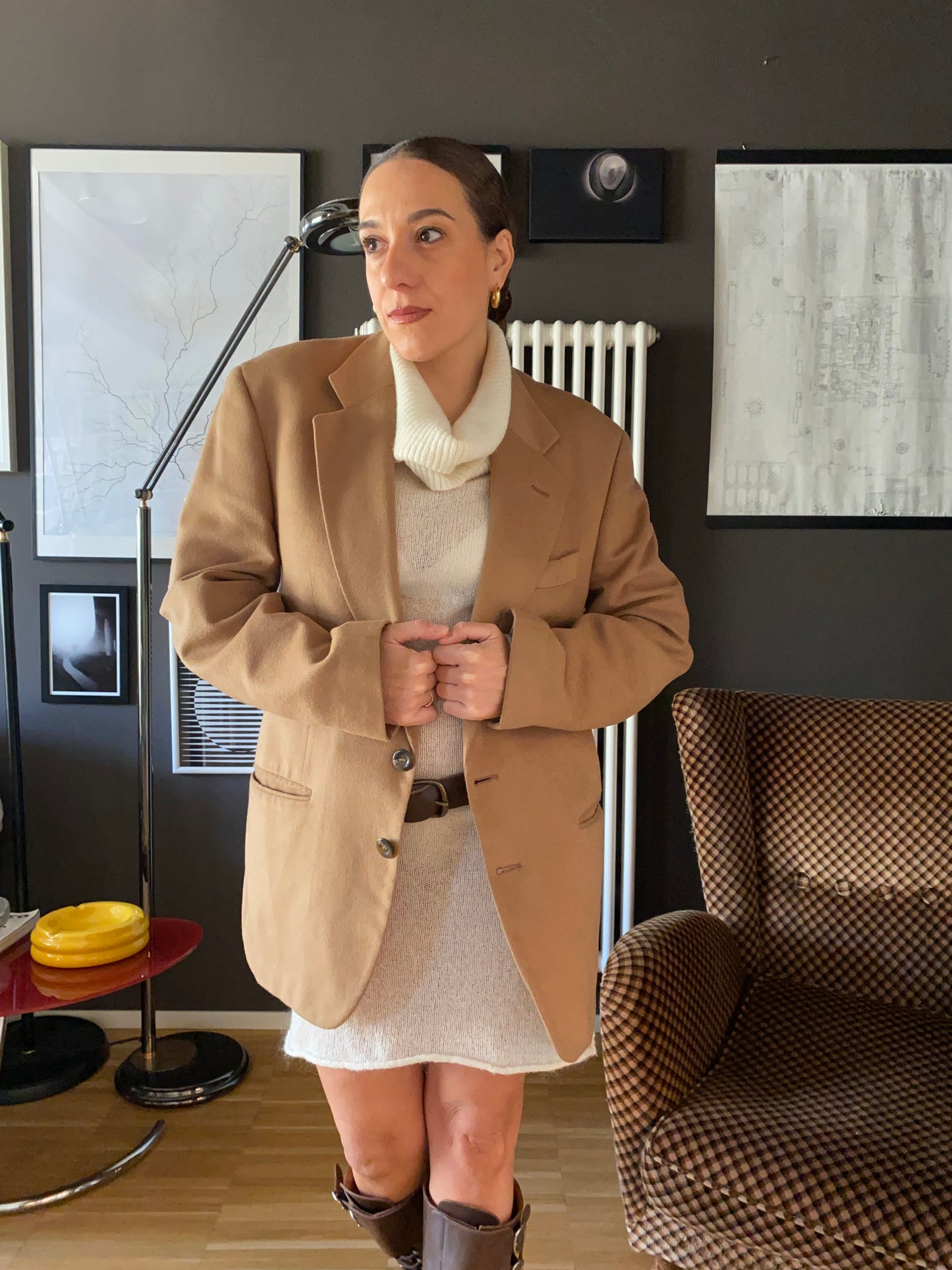 Blazer lana e cashmere