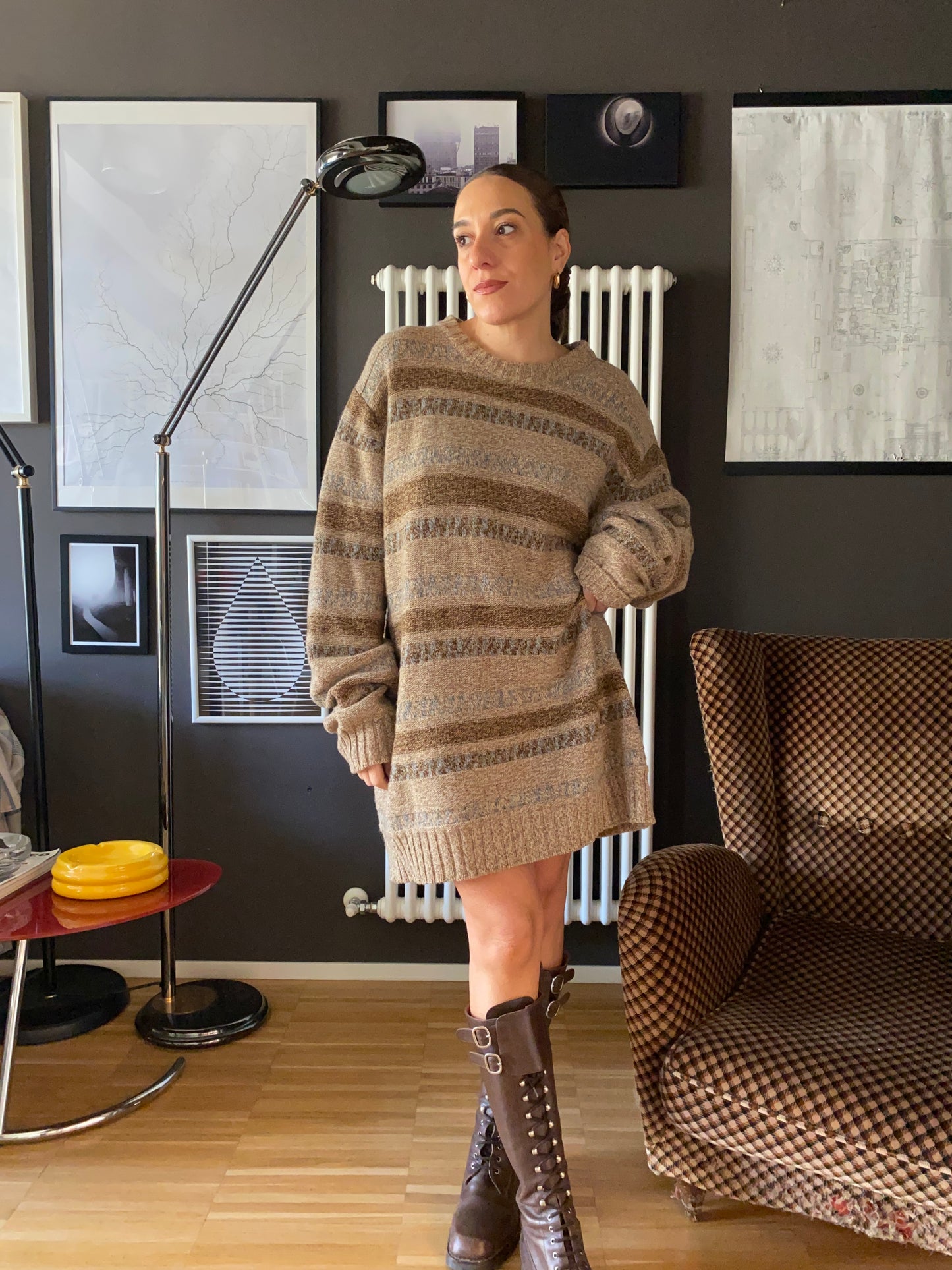 Maxi pullover vintage uomo