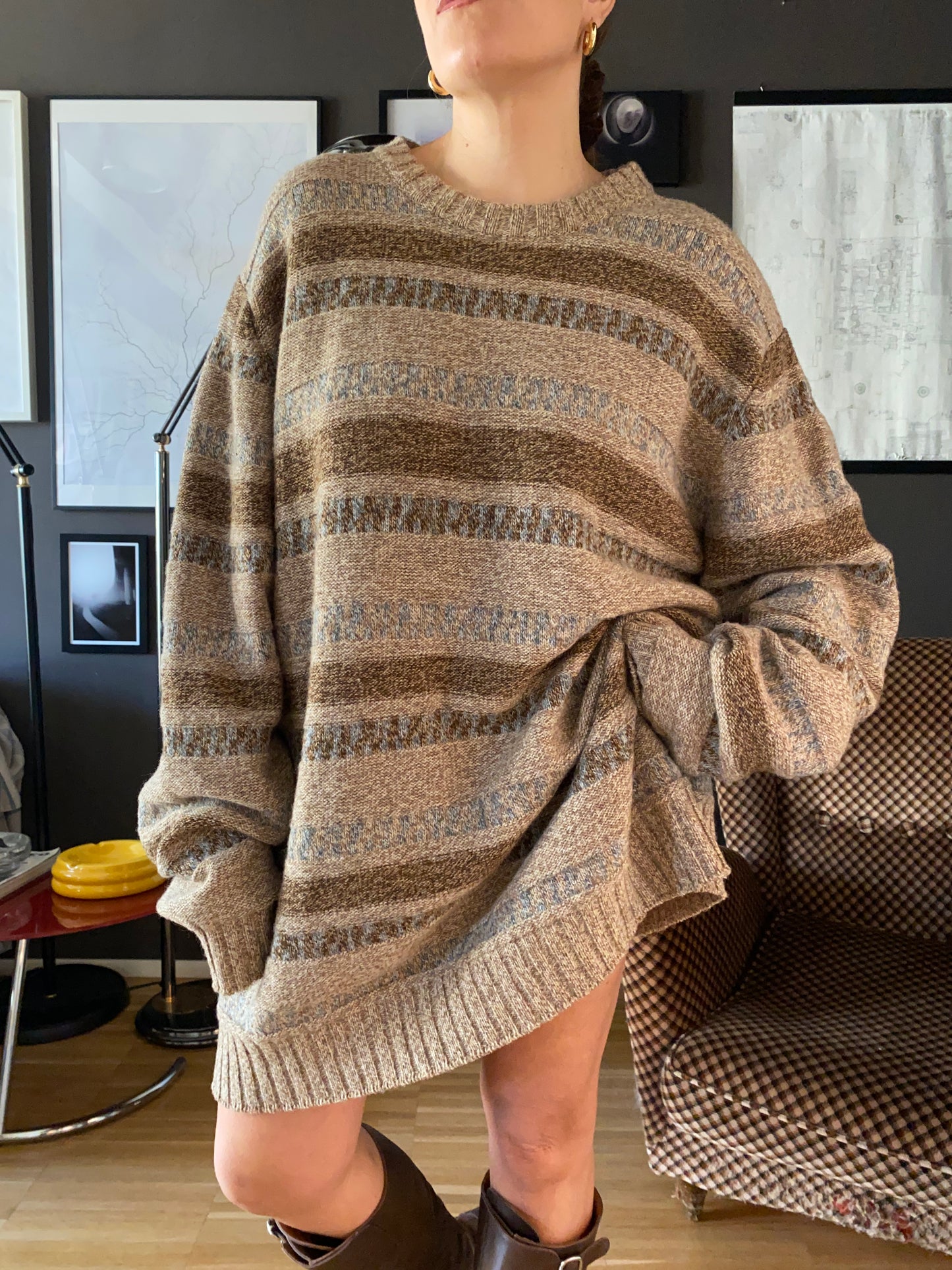 Maxi pullover vintage uomo