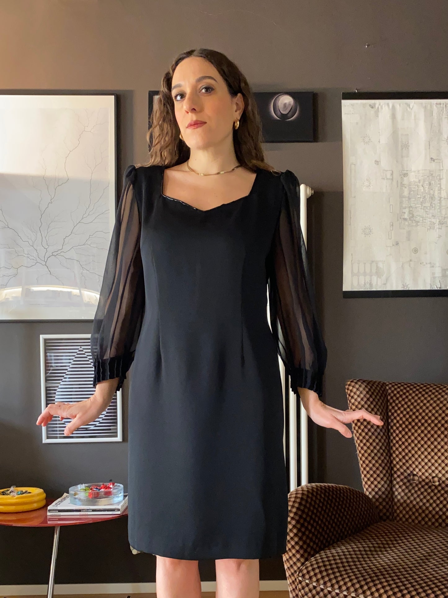 Abito anni 70 sartoriale