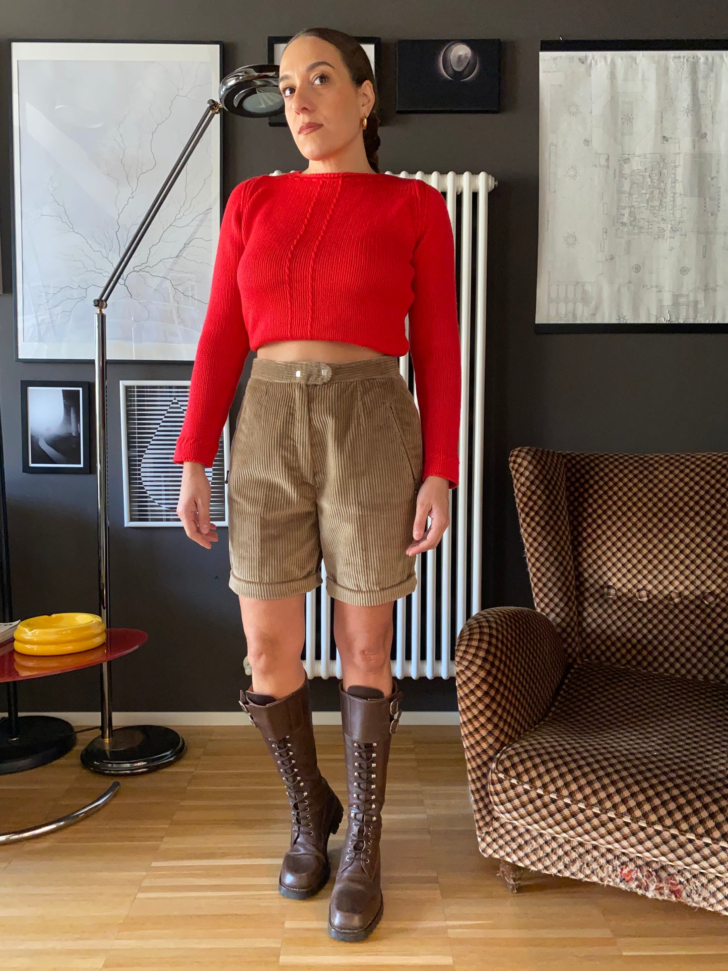 Bermuda velluto a coste vintage