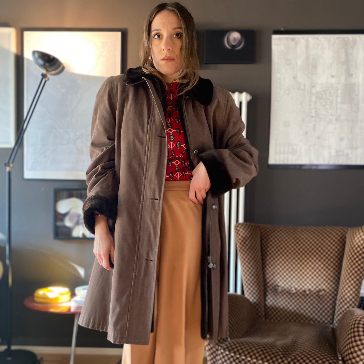 Trench sfoderabile anni 70