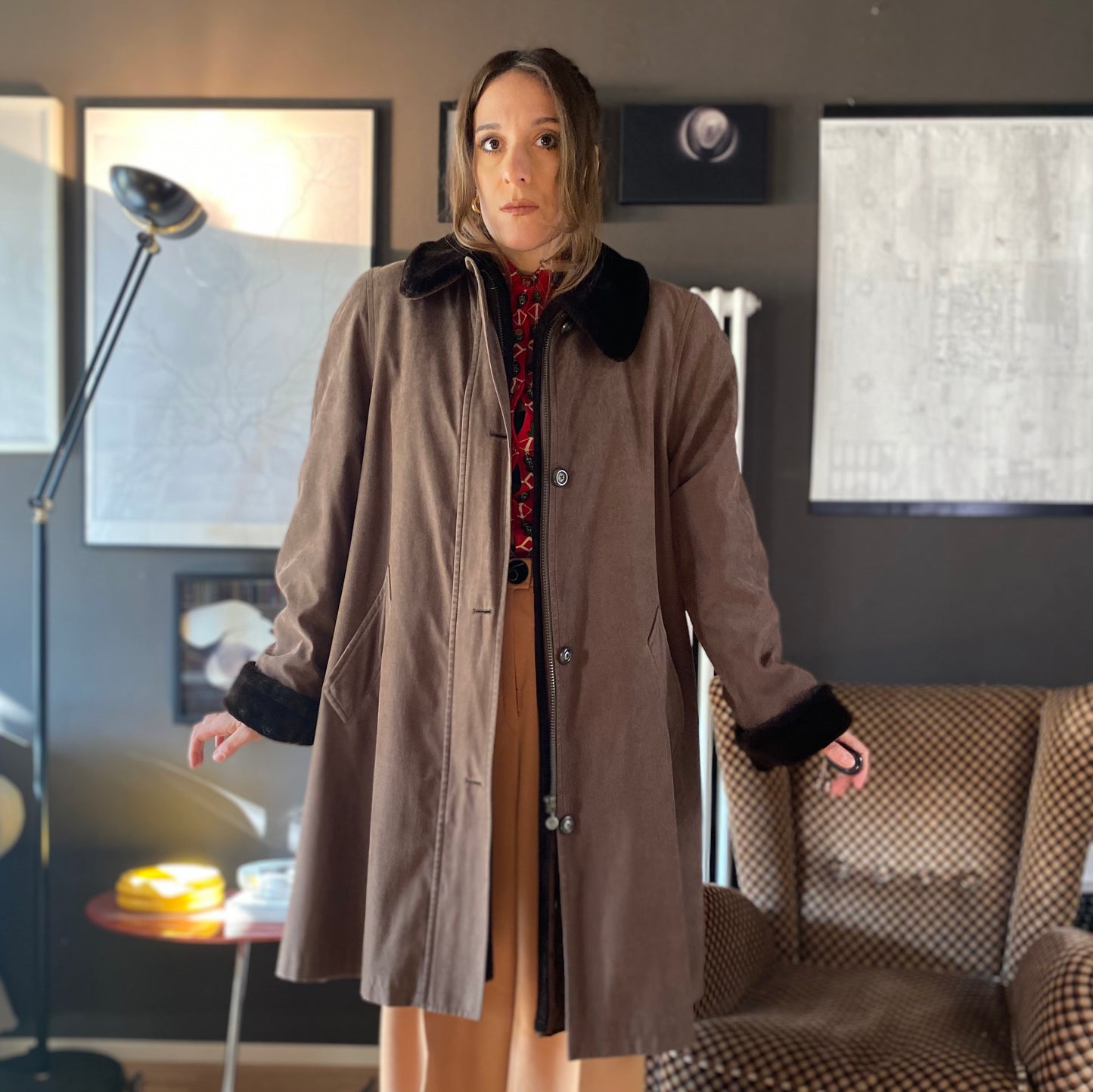 Trench sfoderabile anni 70