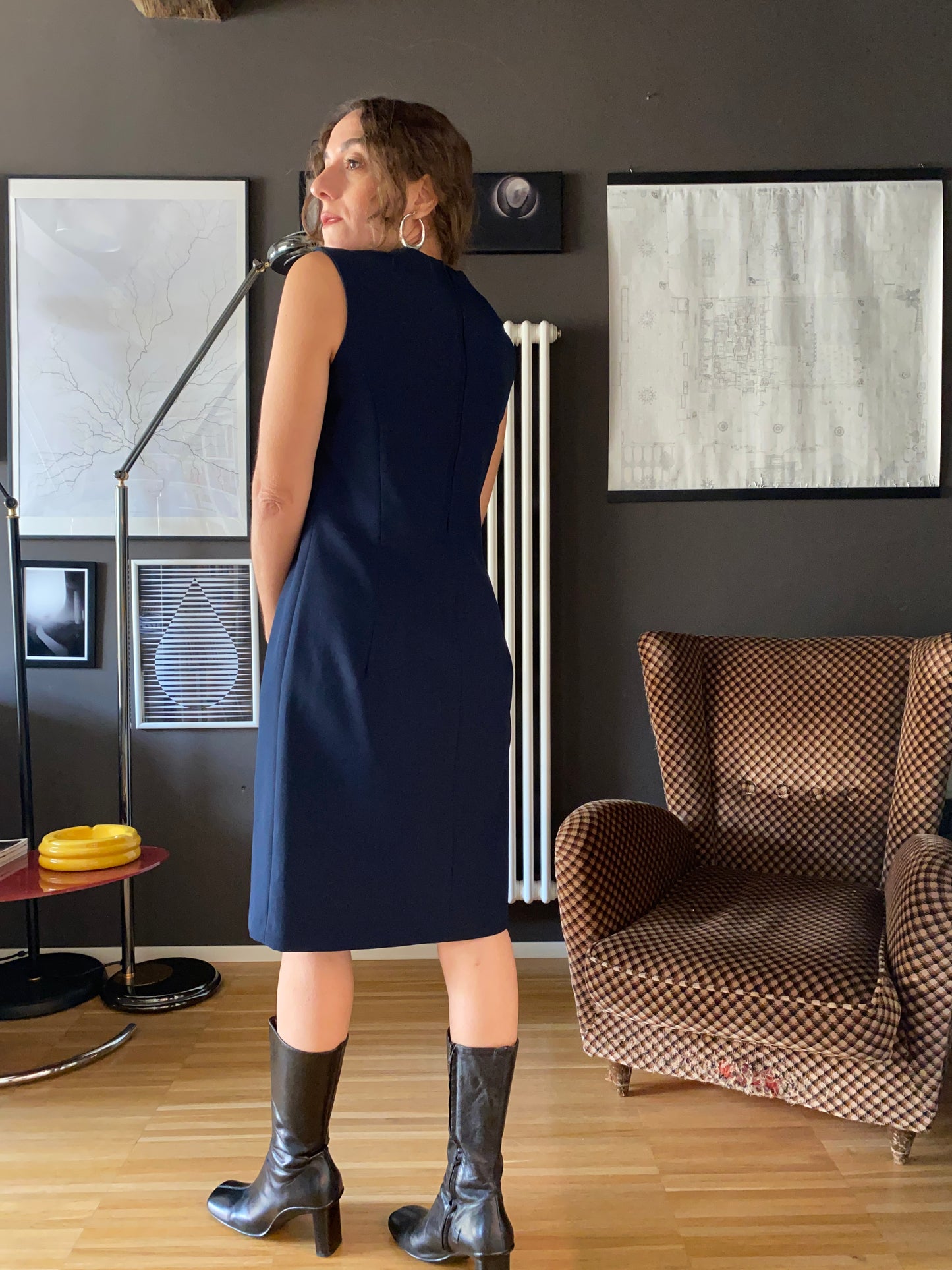 Abito smanicato vintage