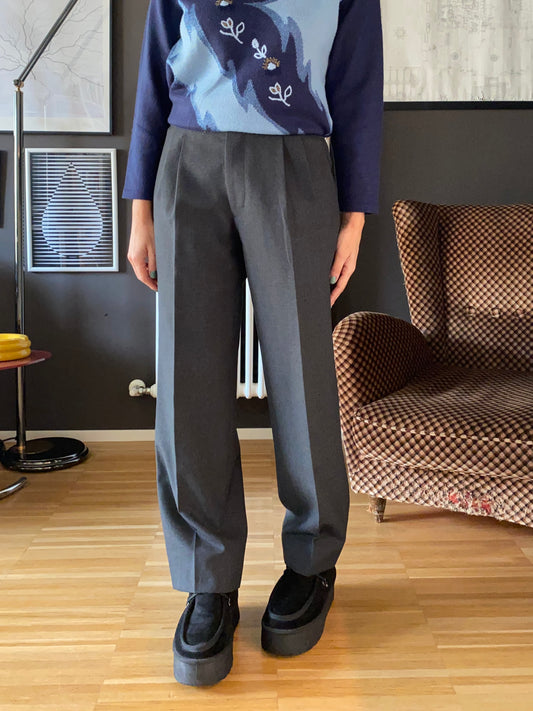 Pantaloni classici grigio