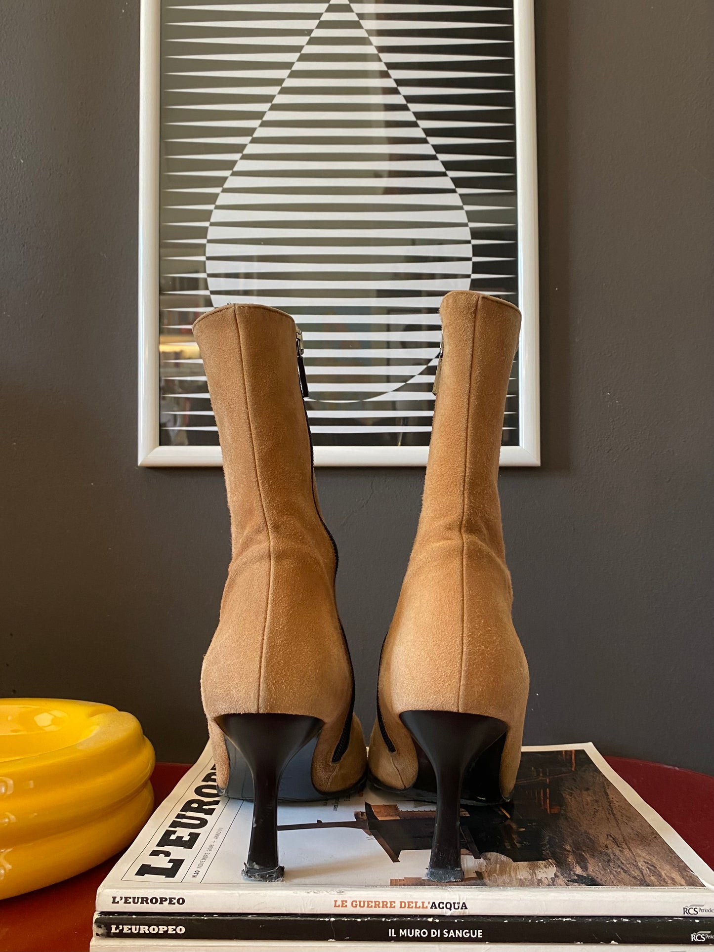 Stivaletti  tronchetti scamosciati y2k