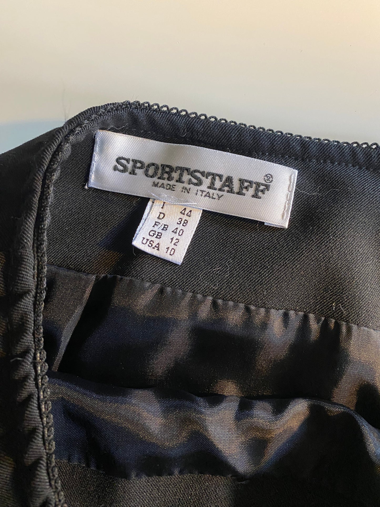 Gonna longuette y2k con spacco e lacci