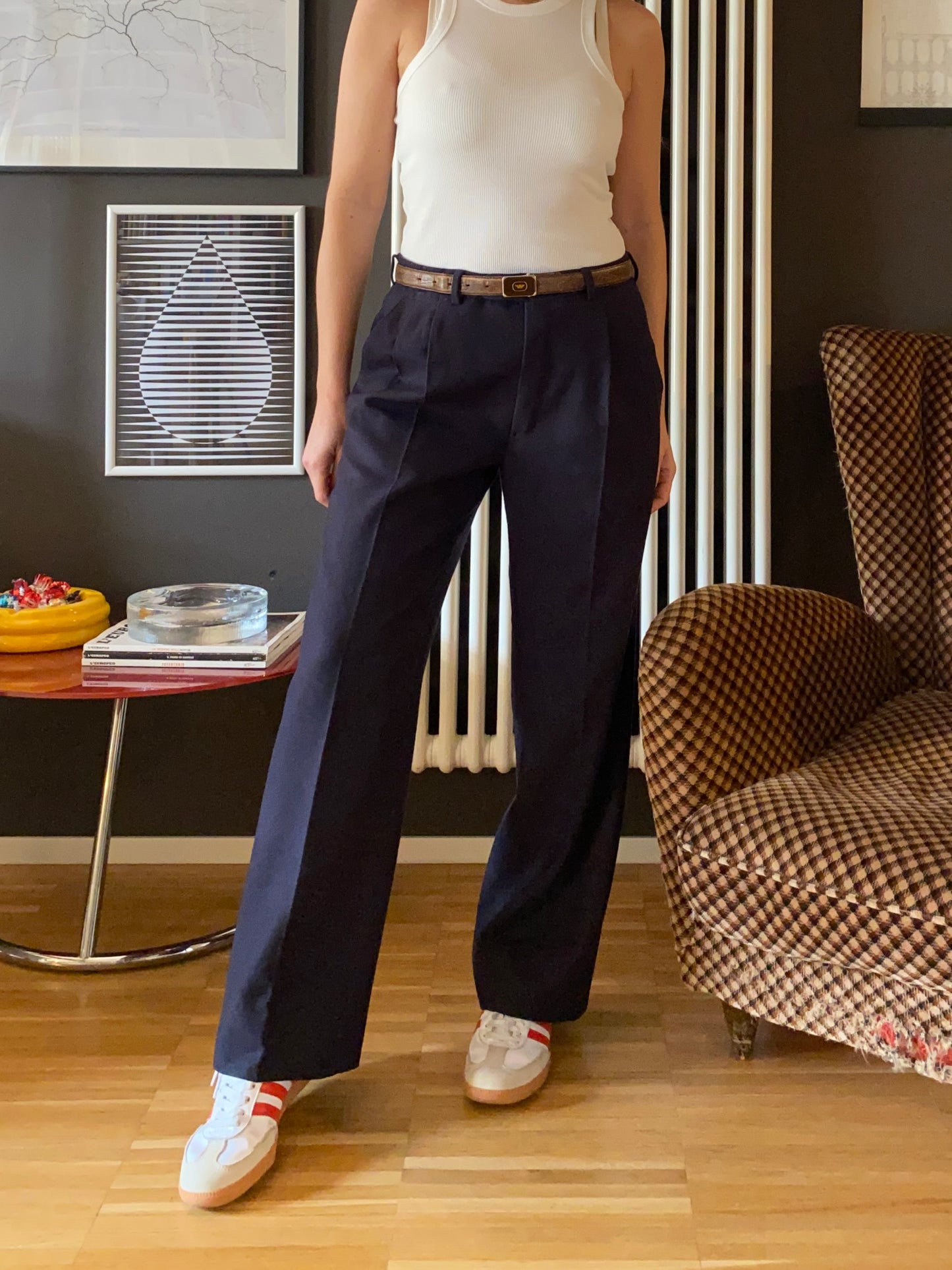 Pantalone classico lana