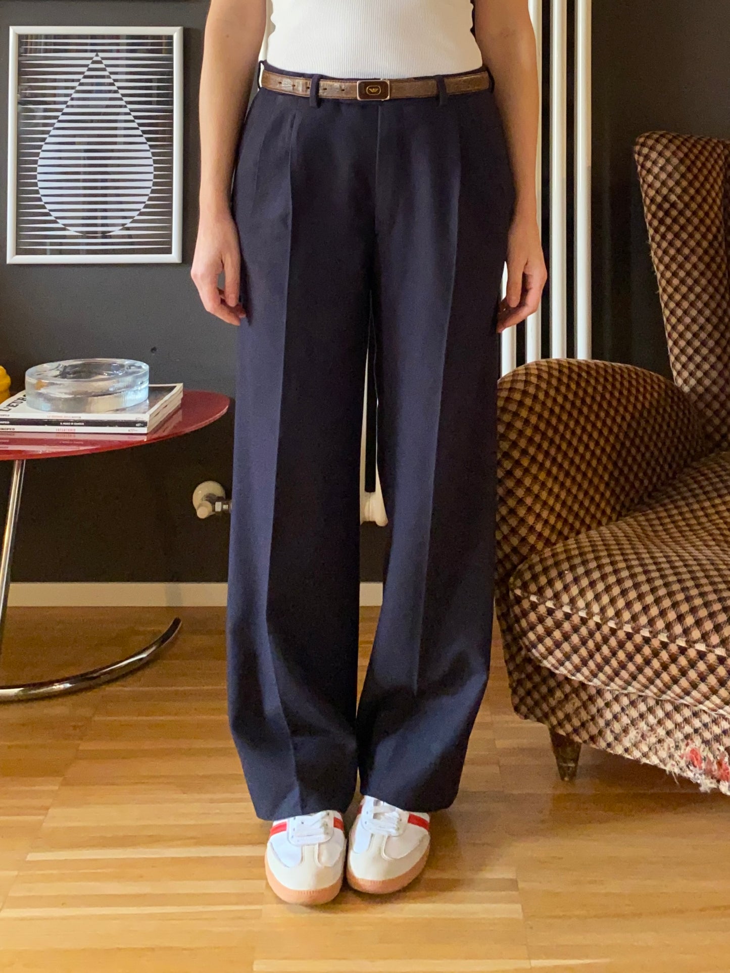 Pantalone classico lana