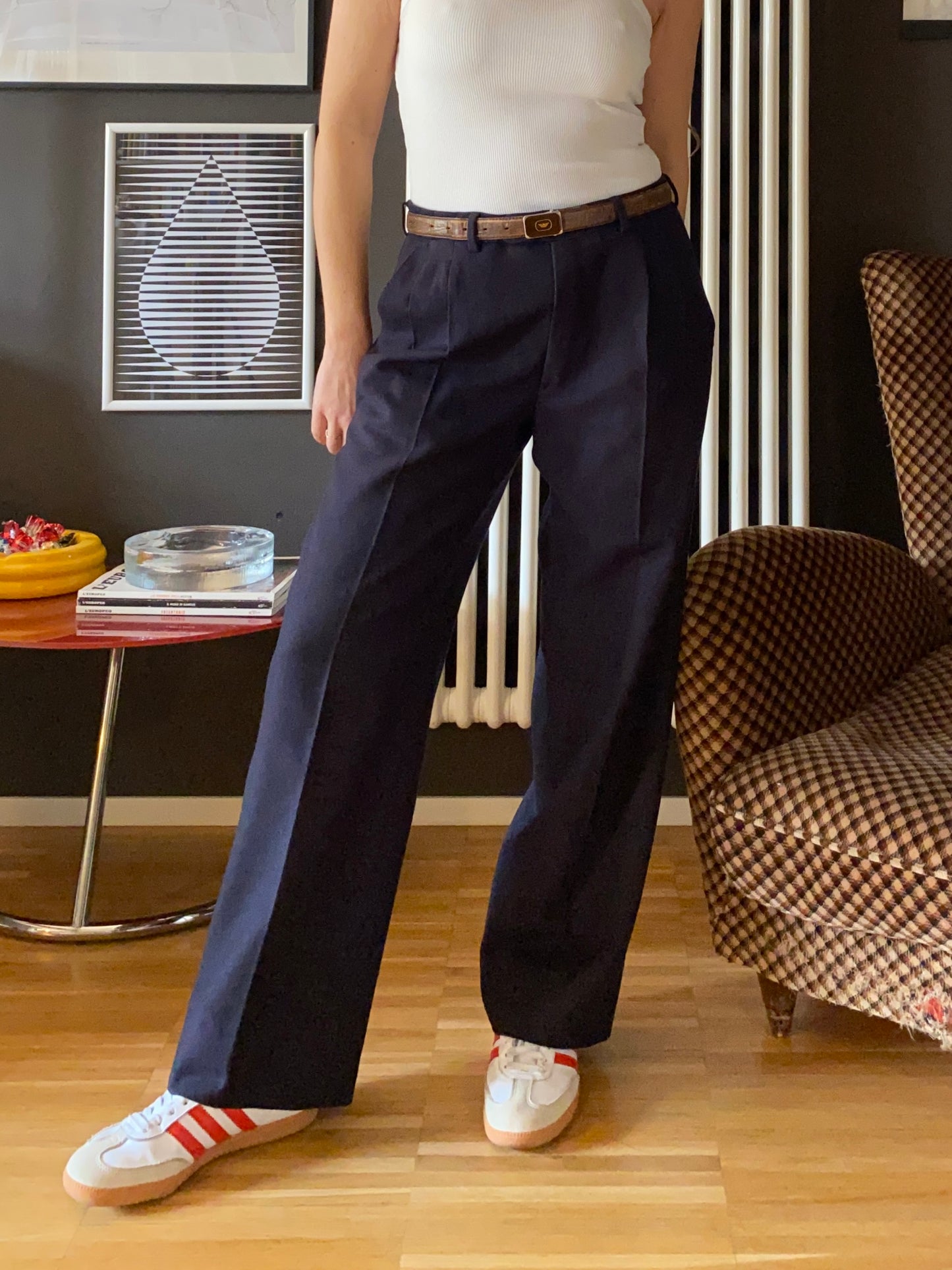 Pantalone classico lana