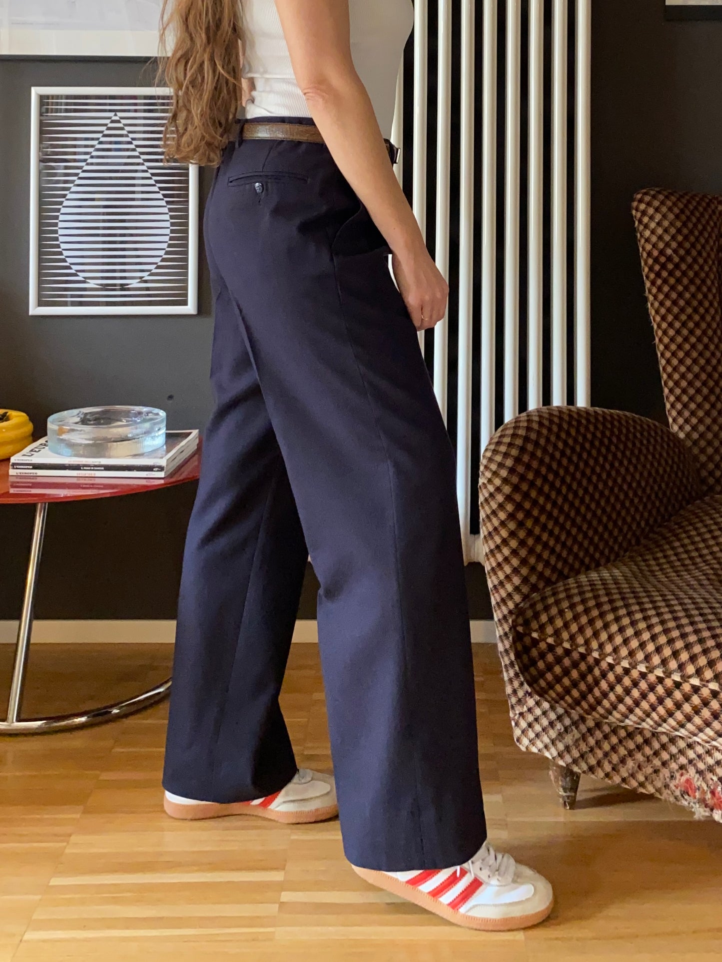 Pantalone classico lana