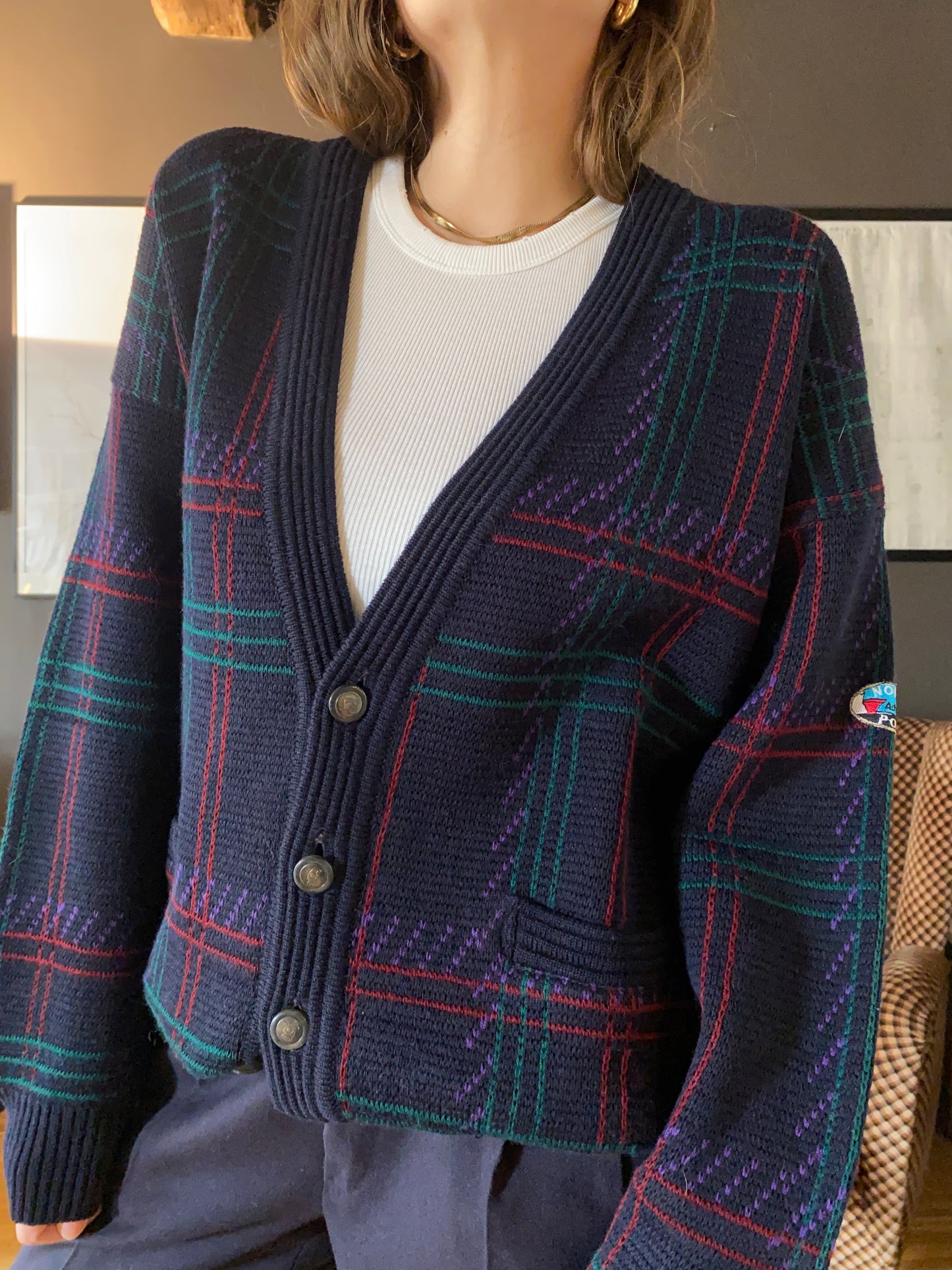 Cardigan blu