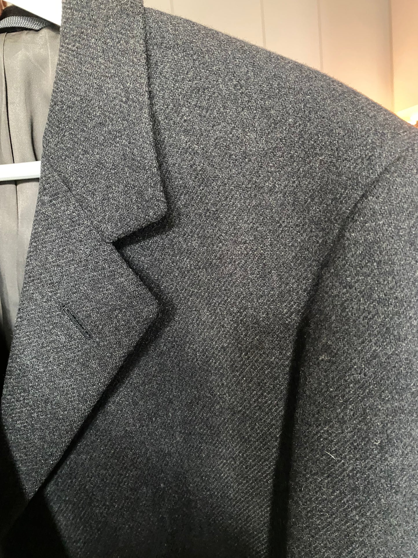 Cappotto grigio vintage lana Marzotto