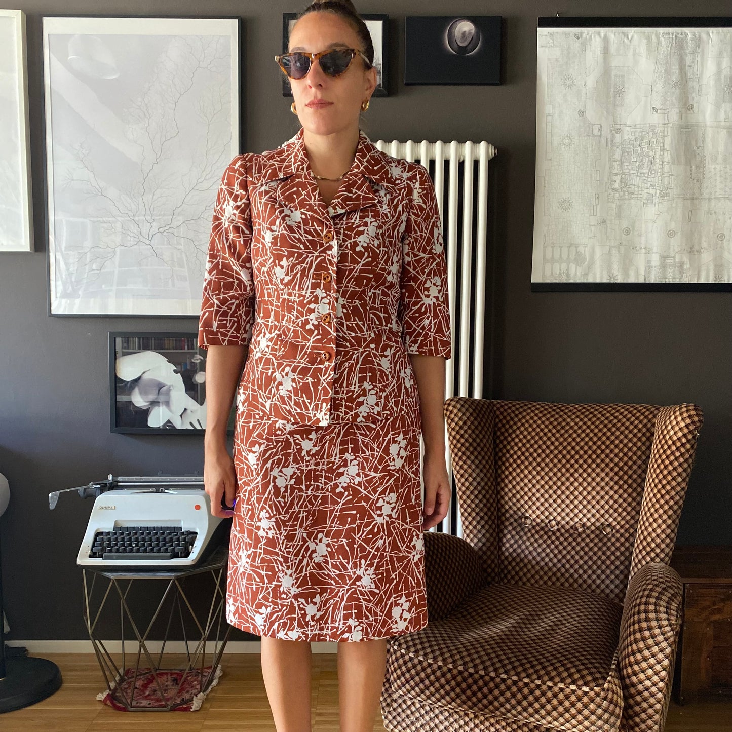 Completo con gonna anni 60