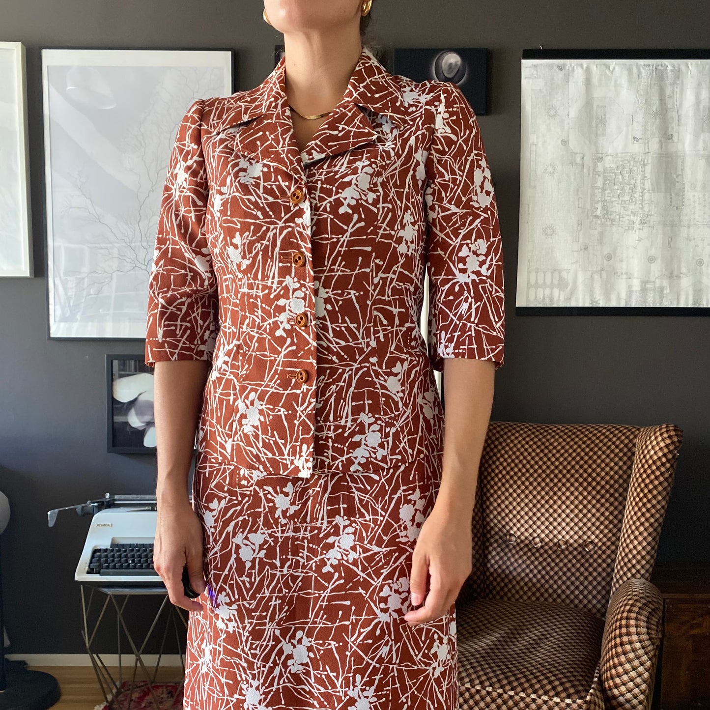 Completo con gonna anni 60