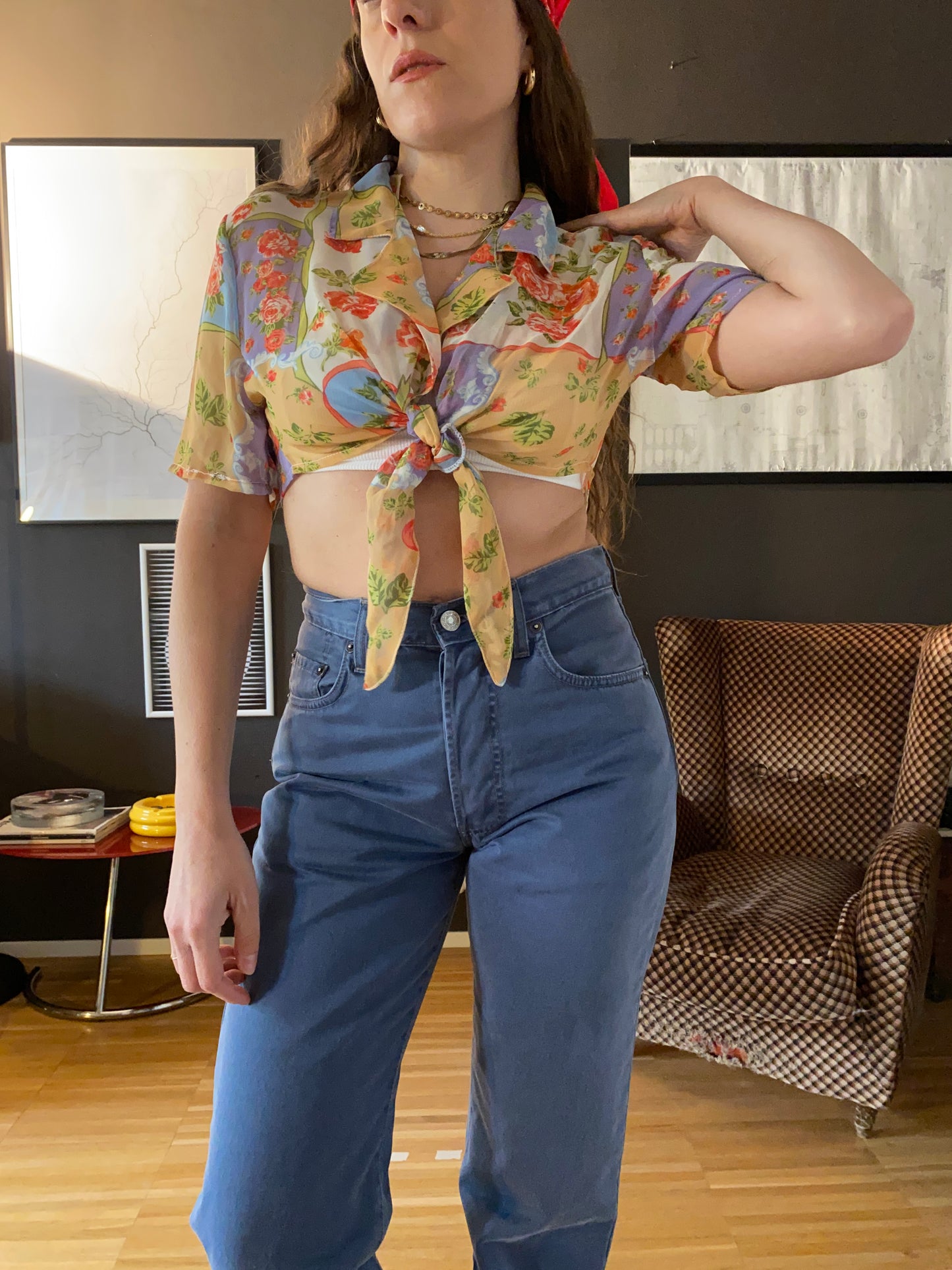 Camicia crop anni 90