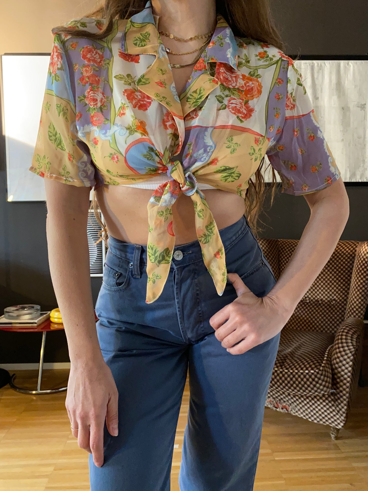 Camicia crop anni 90