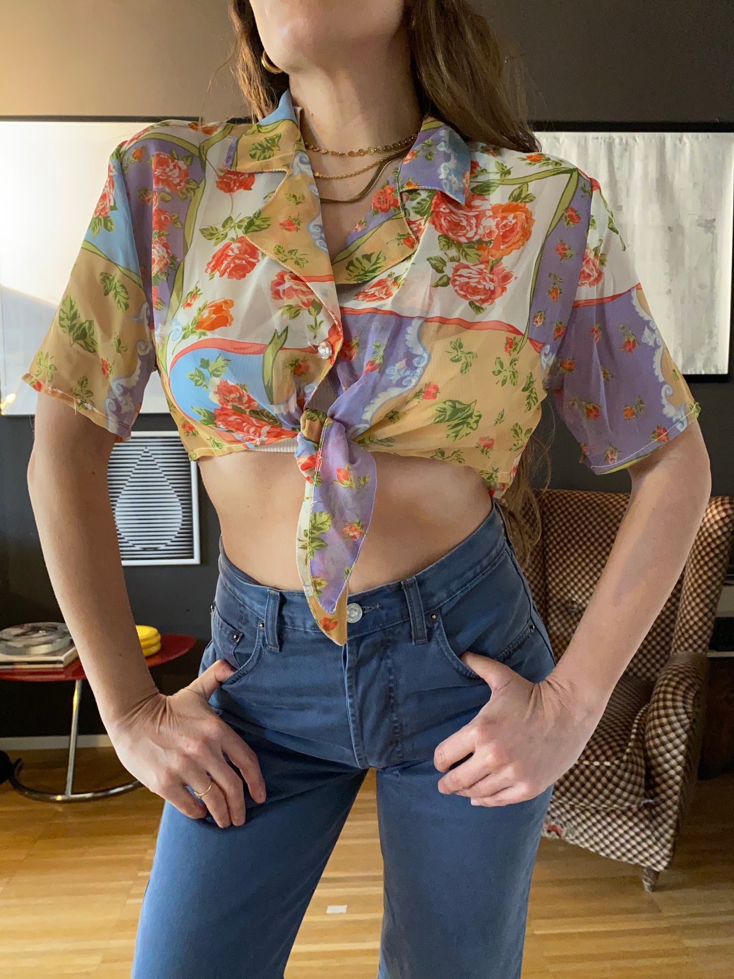 Camicia crop anni 90