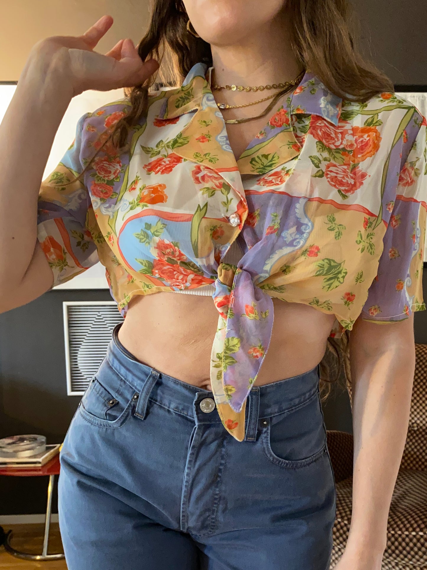Camicia crop anni 90