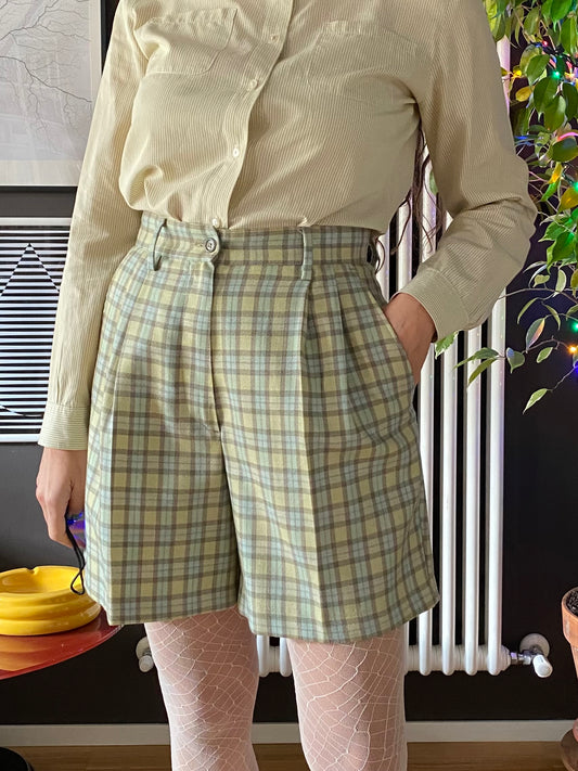 Bermuda tartan lana Benetton