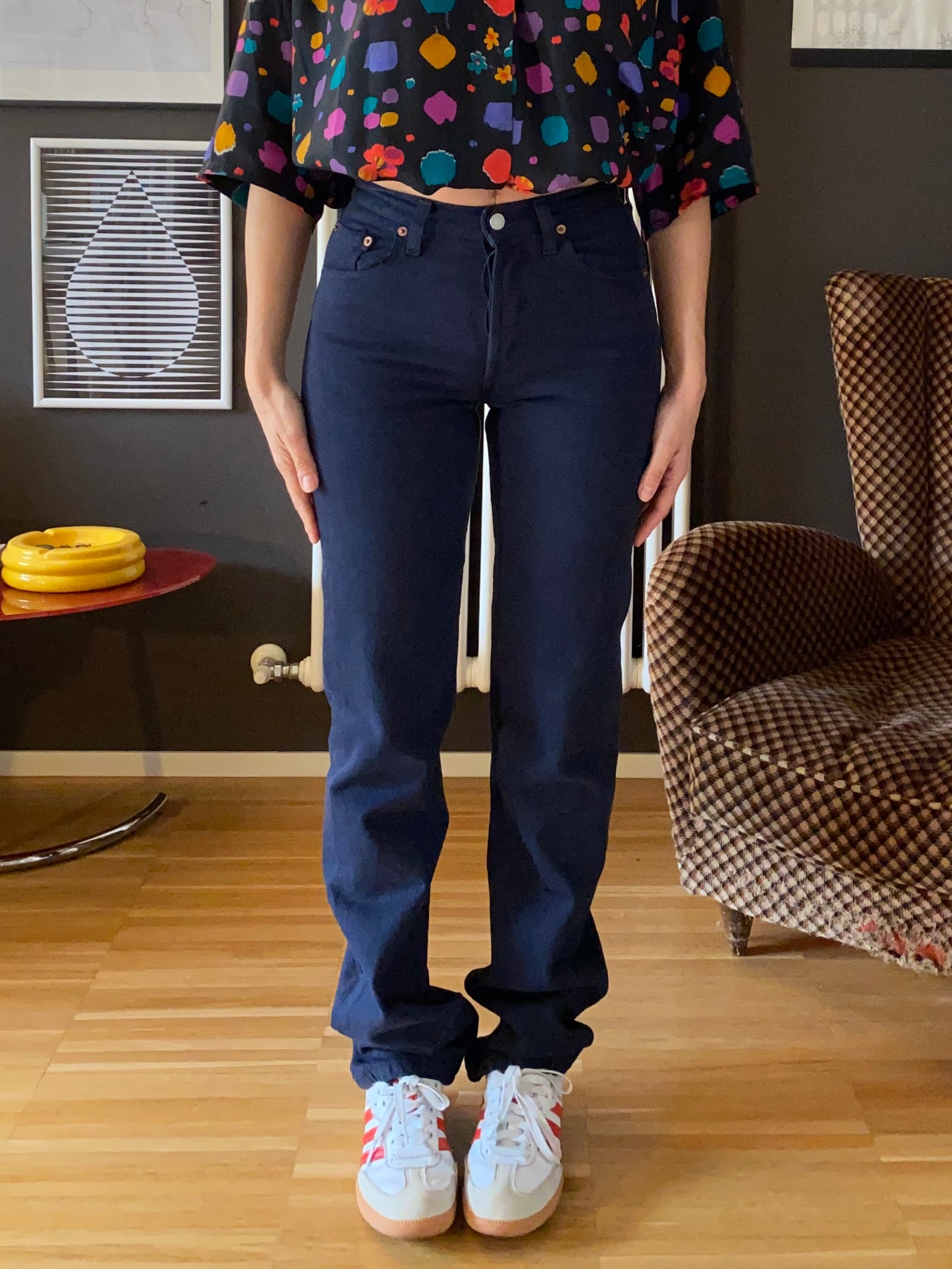 Jeans Levi’s 501 blu navy W 27 L 34