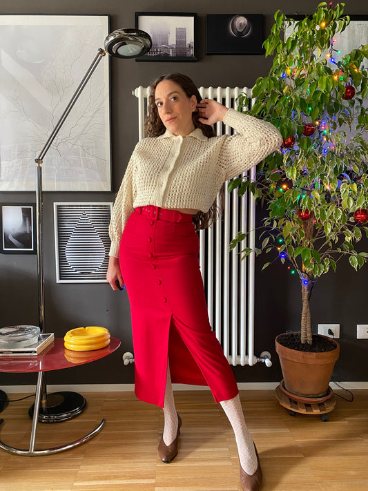 Gonna lunga vita alta lana