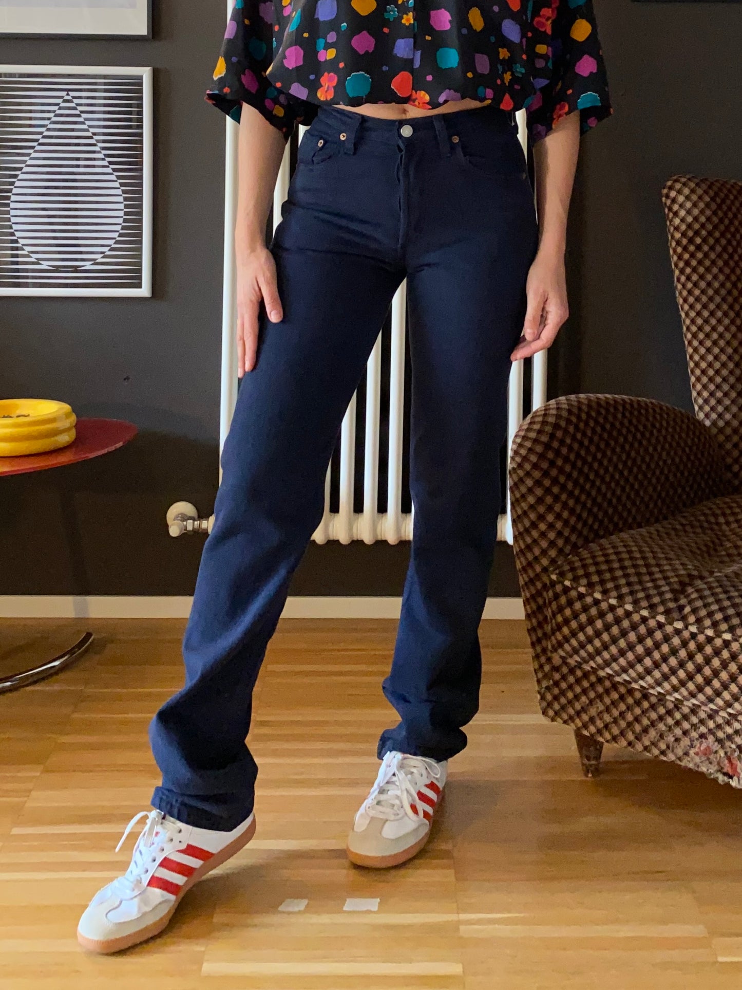 Jeans Levi’s 501 blu navy W 27 L 34