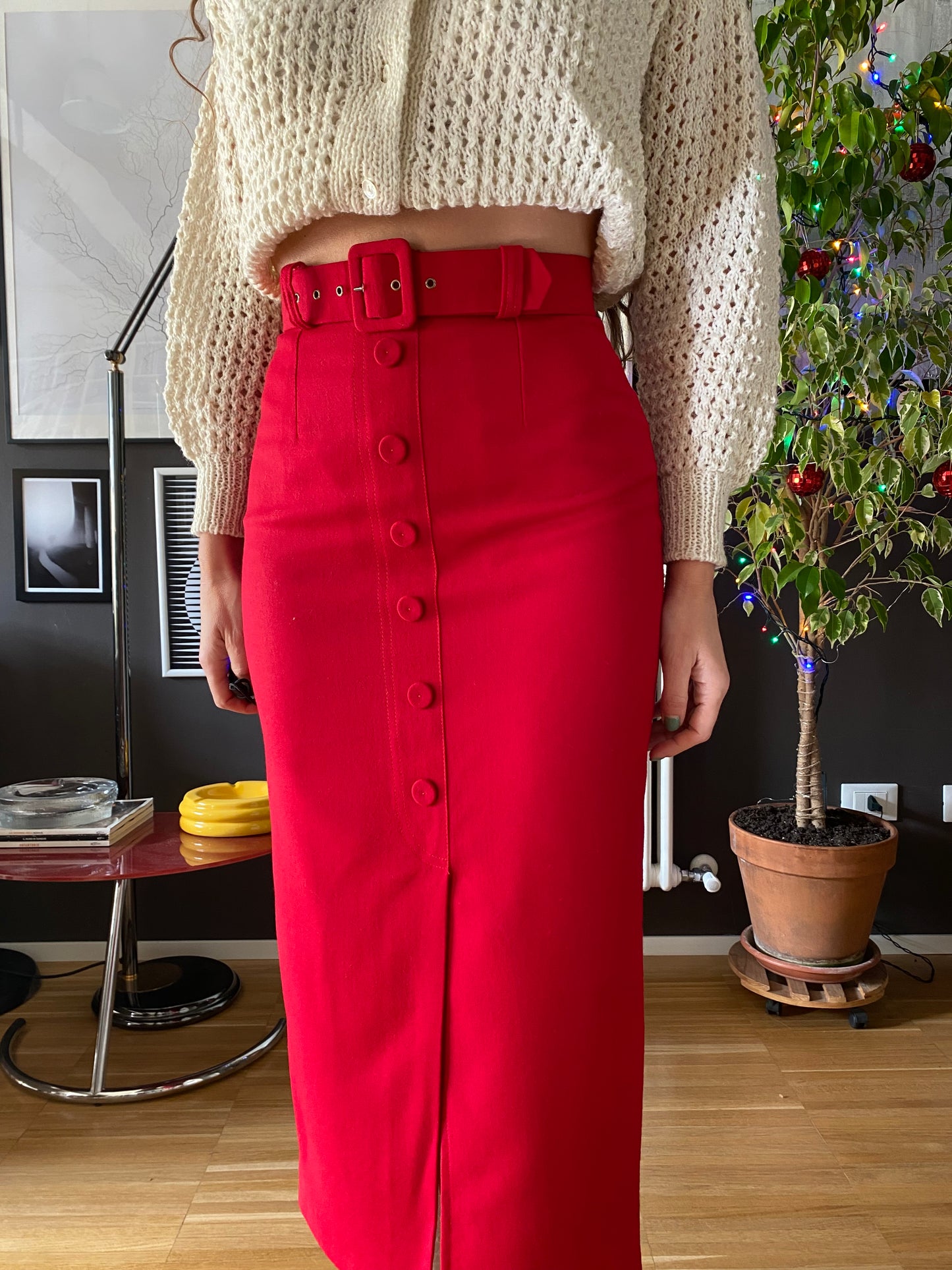 Gonna lunga vita alta lana