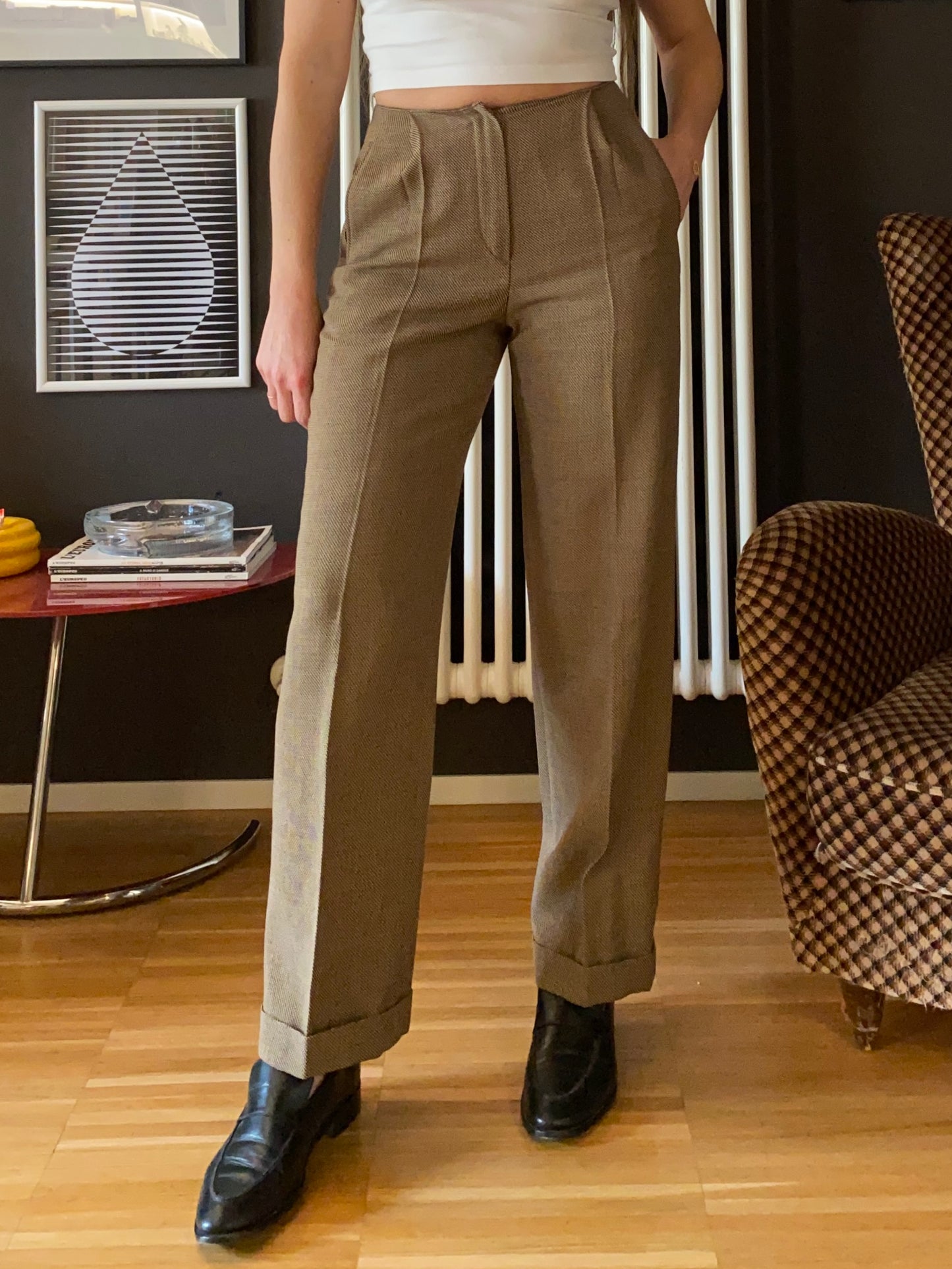 Pantalone in fresco lana