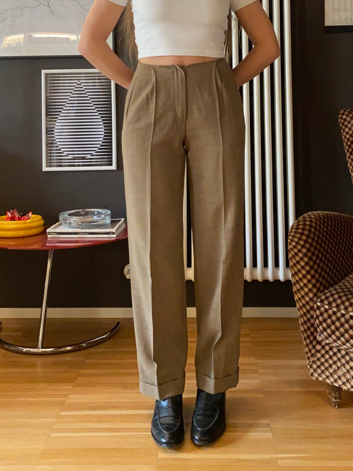 Pantalone in fresco lana