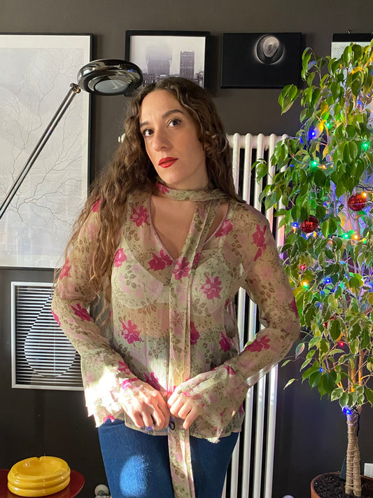 Camicia in seta Sisley