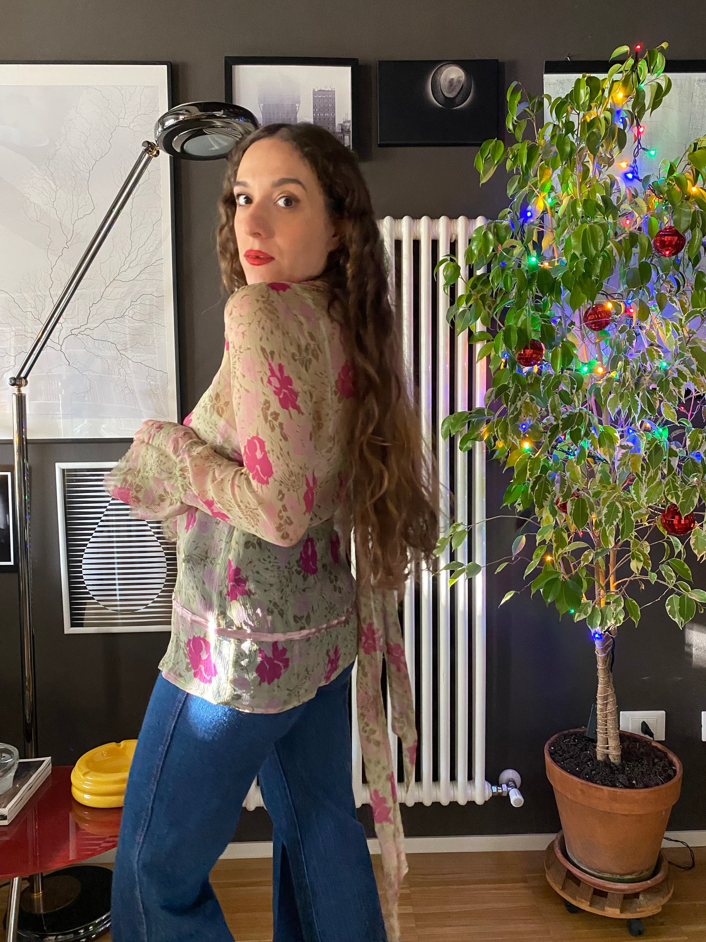 Camicia in seta Sisley