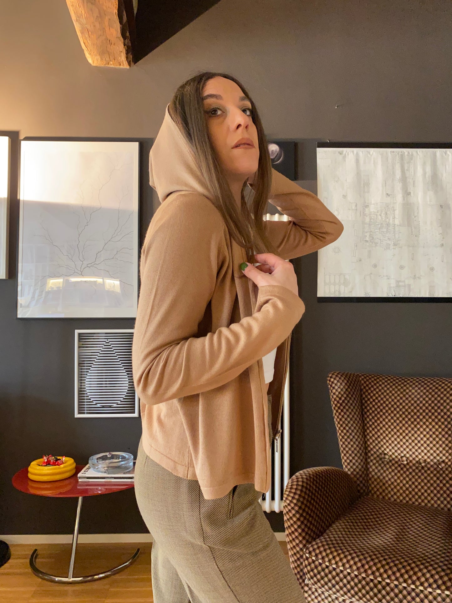 Cardigan Pierre Cardin seta e cashmere