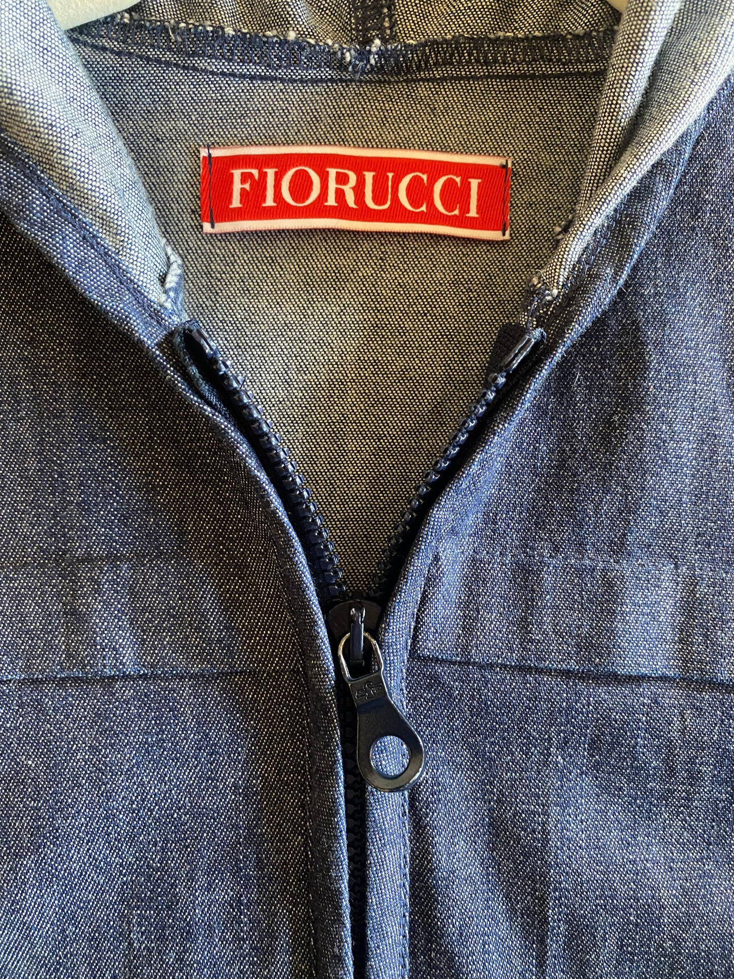 Gilet denim anni 90 Fiorucci
