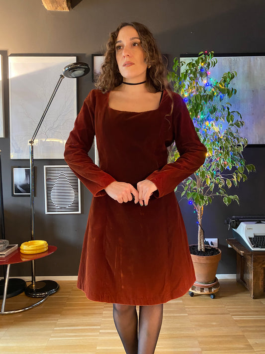 Abito velluto anni 90