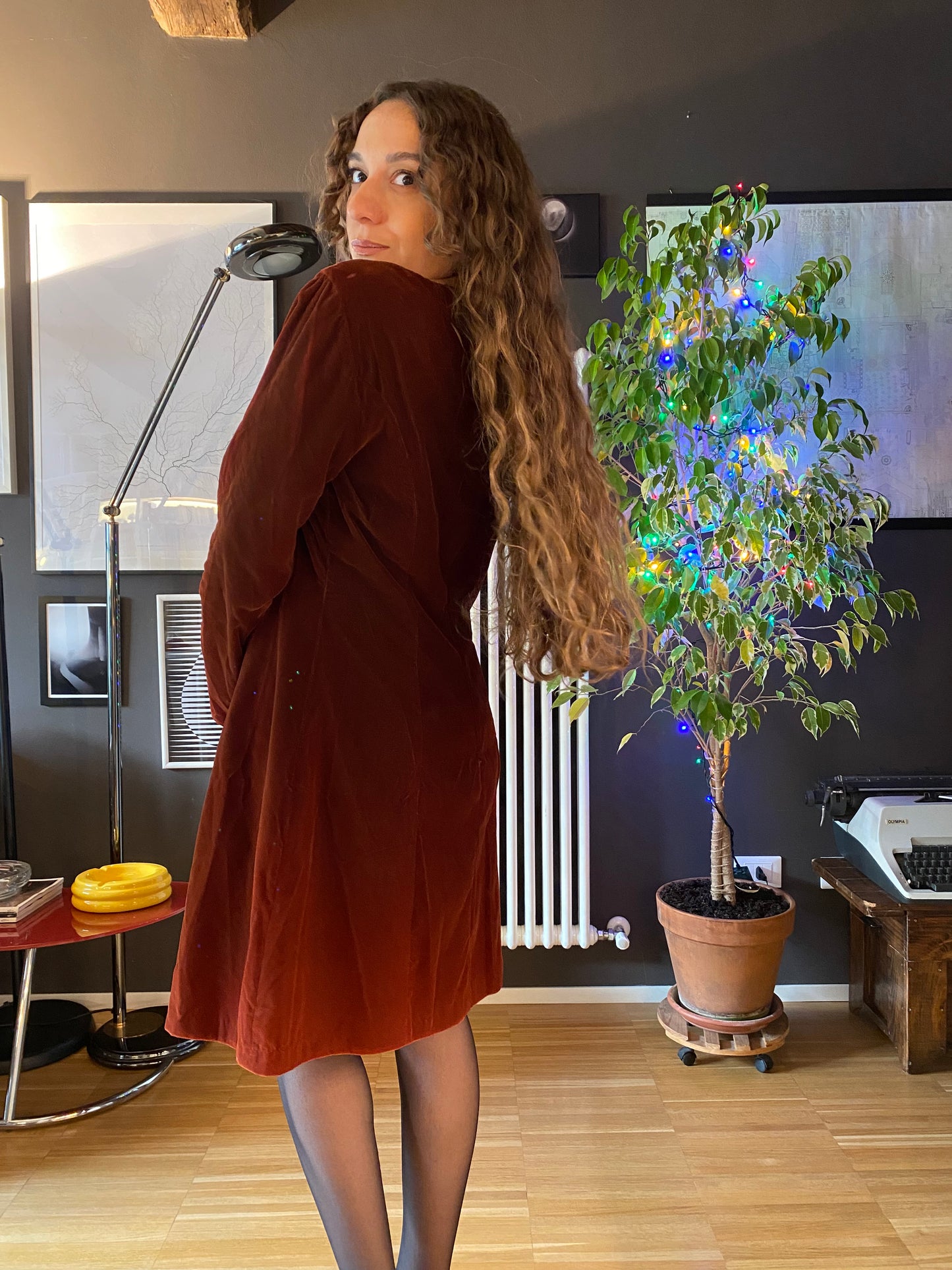 Abito velluto anni 90