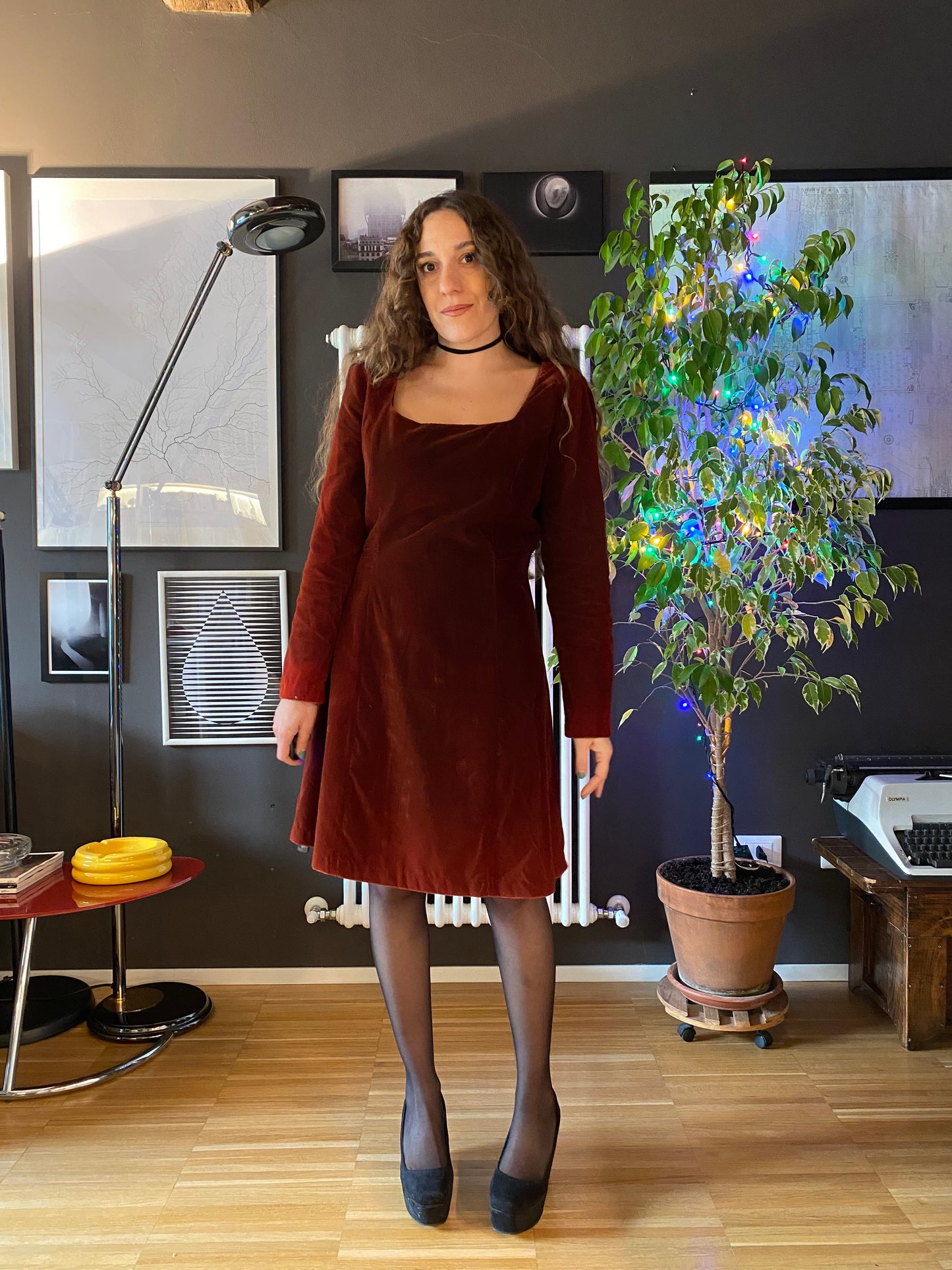 Abito velluto anni 90