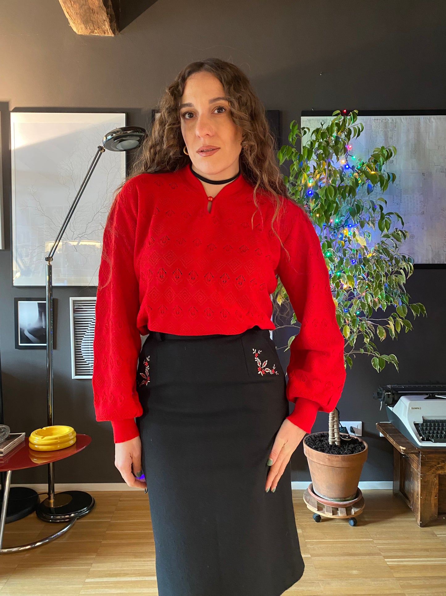 Maglione vintage misto lana