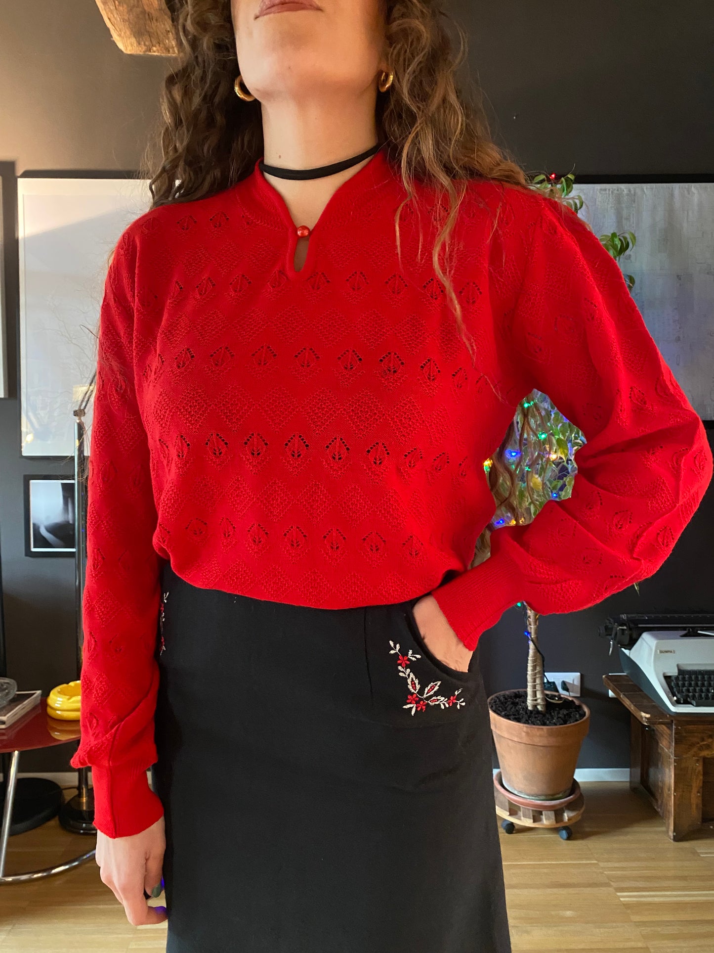 Maglione vintage misto lana