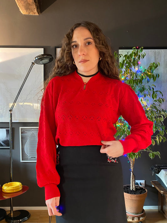 Maglione vintage misto lana