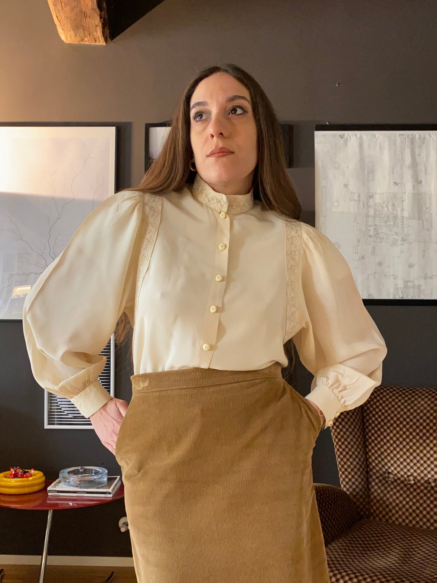 Camicia in seta vintage