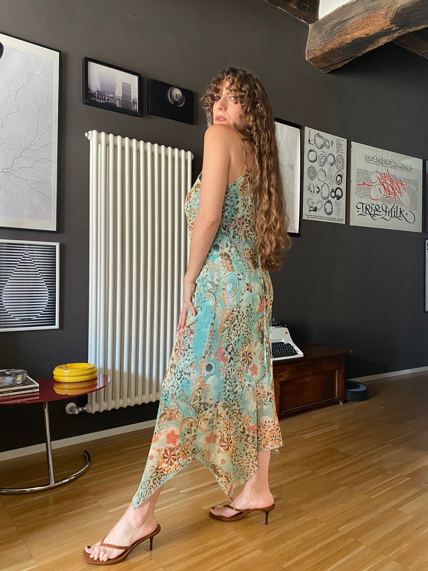 Abito in mesh fairy animalier