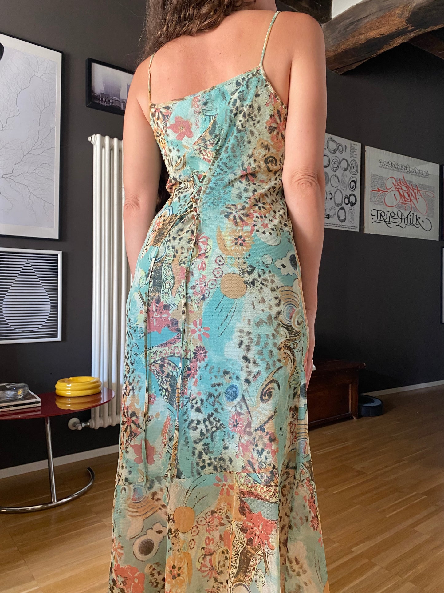 Abito in mesh fairy animalier