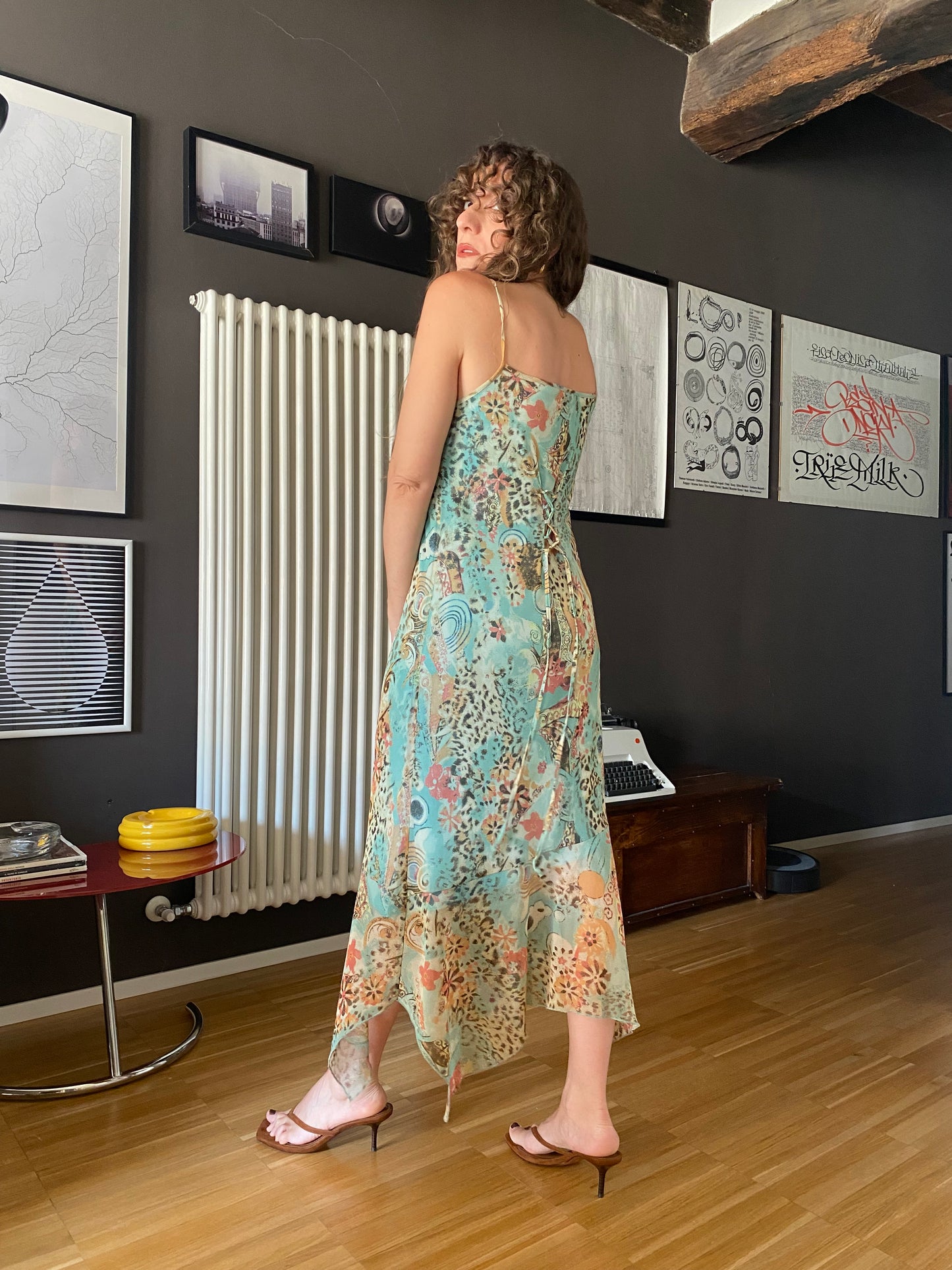 Abito in mesh fairy animalier